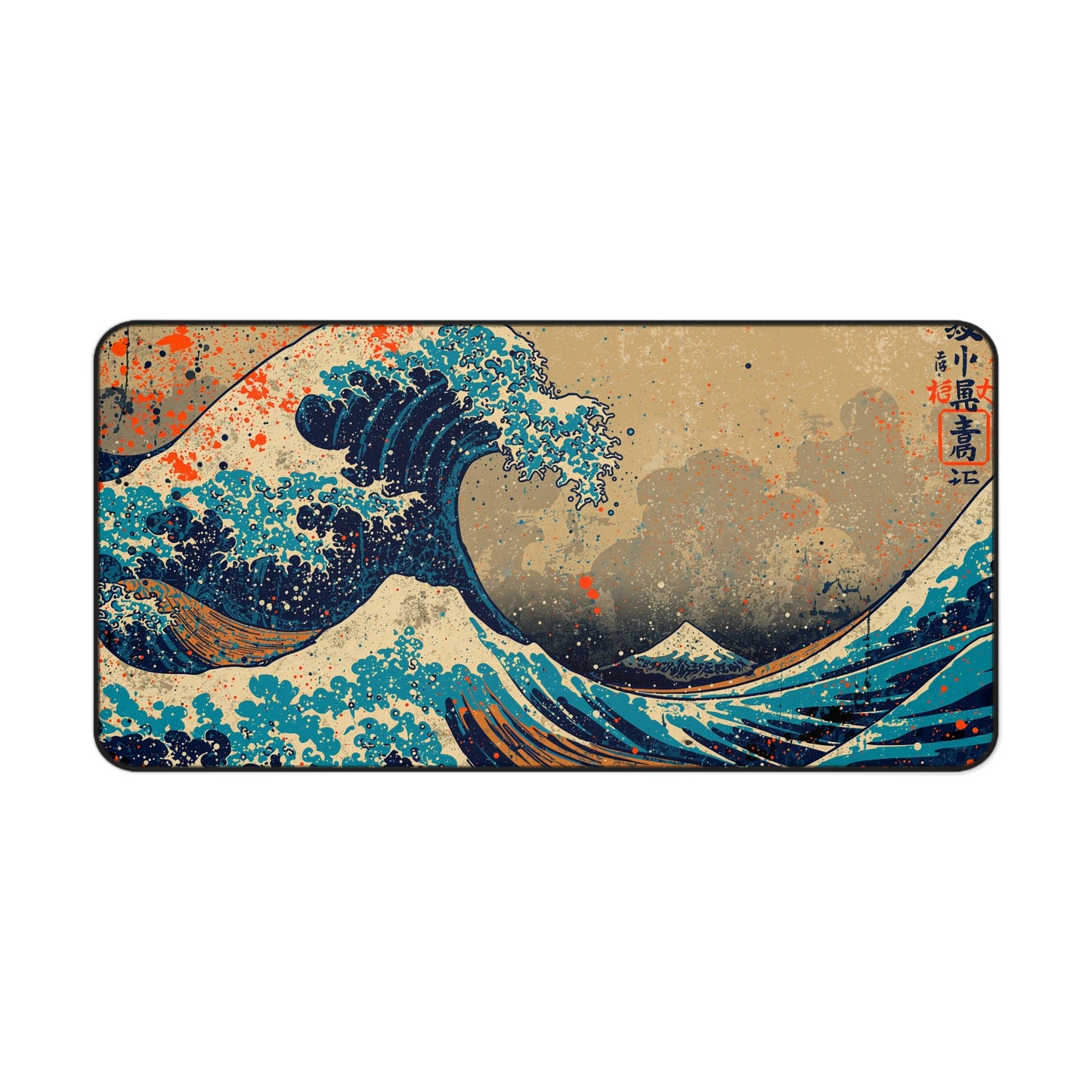 Artistic Wave Ocean Desk Mat – Stylish Home Office & Gamer Mouse Pad, Unique Ocean-Themed Workspace Accessory, Premium Desk Decor & Gift