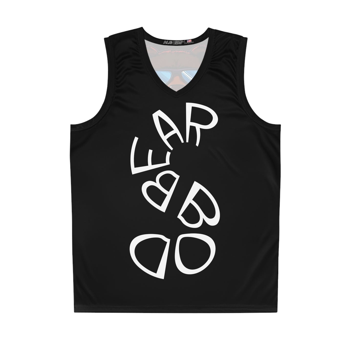 Cool Bear Print Basketball Jersey – Unique Sportswear & Streetwear Tank for Game Days