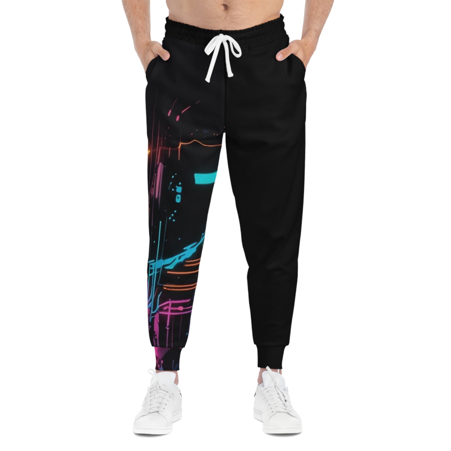Vibrant Athletic Joggers – Stylish Comfort Pants, Unique Sportswear, Casual Wear, Fitness Fashion Gift for Him/Her