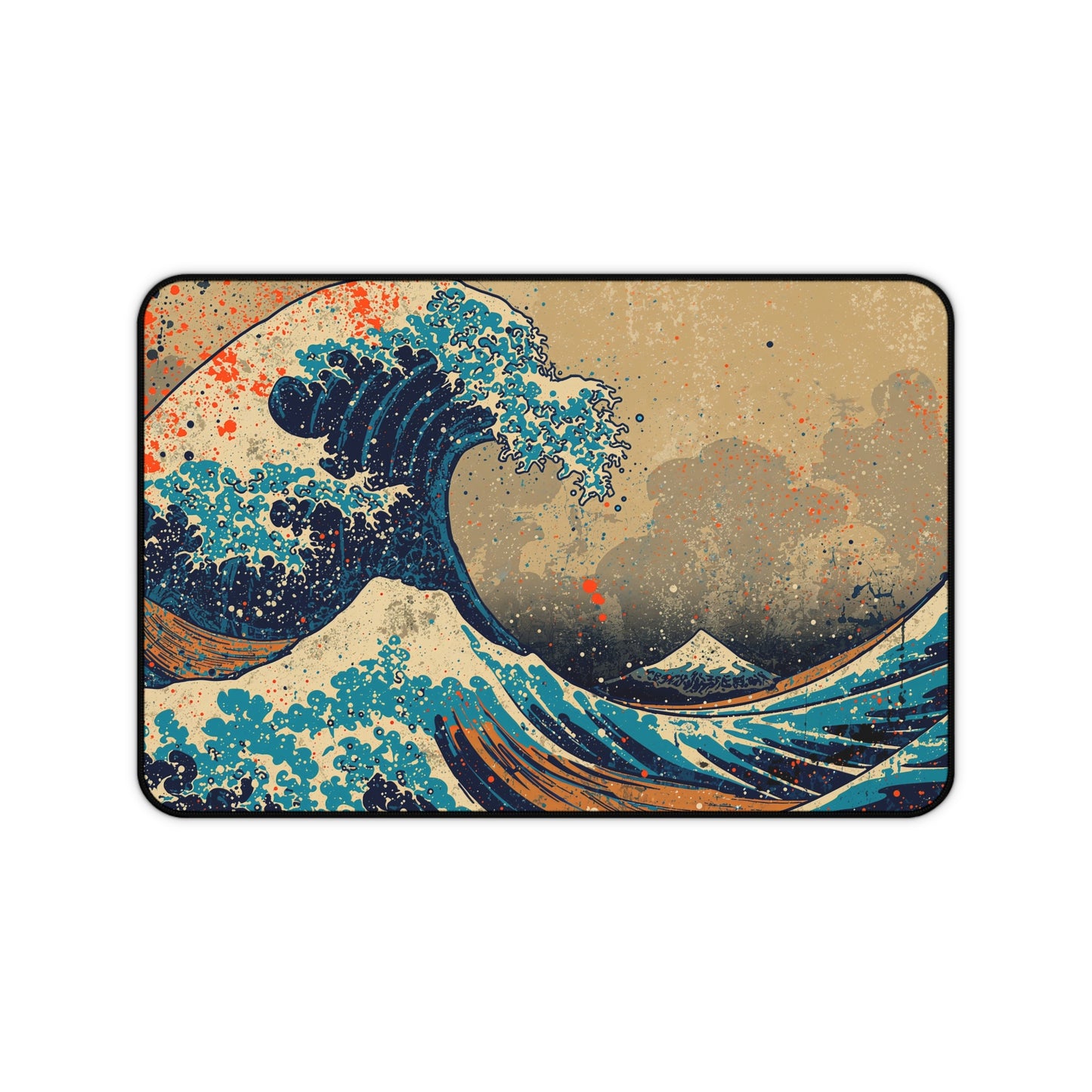 Artistic Wave Ocean Desk Mat – Stylish Home Office & Gamer Mouse Pad, Unique Ocean-Themed Workspace Accessory, Premium Desk Decor & Gift