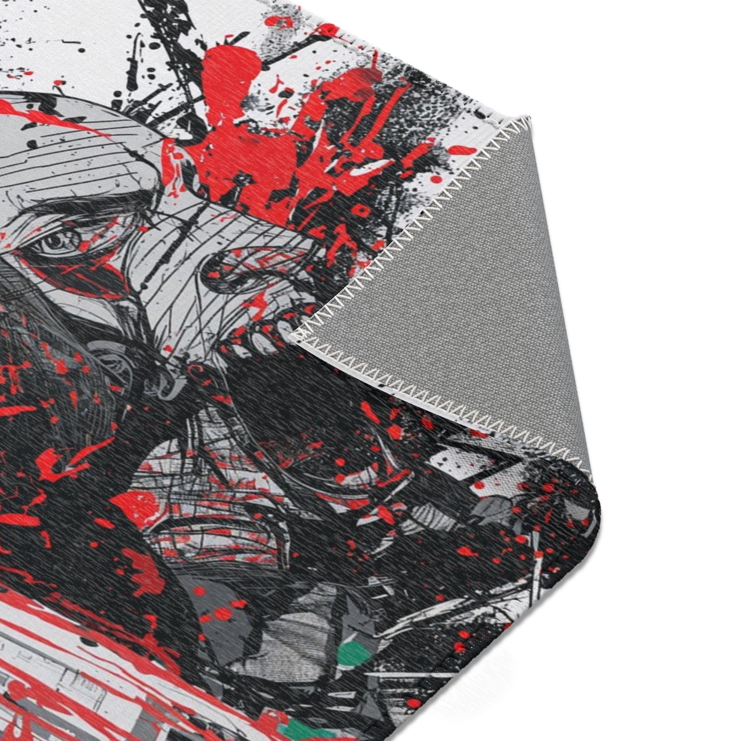 Abstract Art Floor Rug – Contemporary Carpet & Unique Bohemian Home Accent for Art Lovers