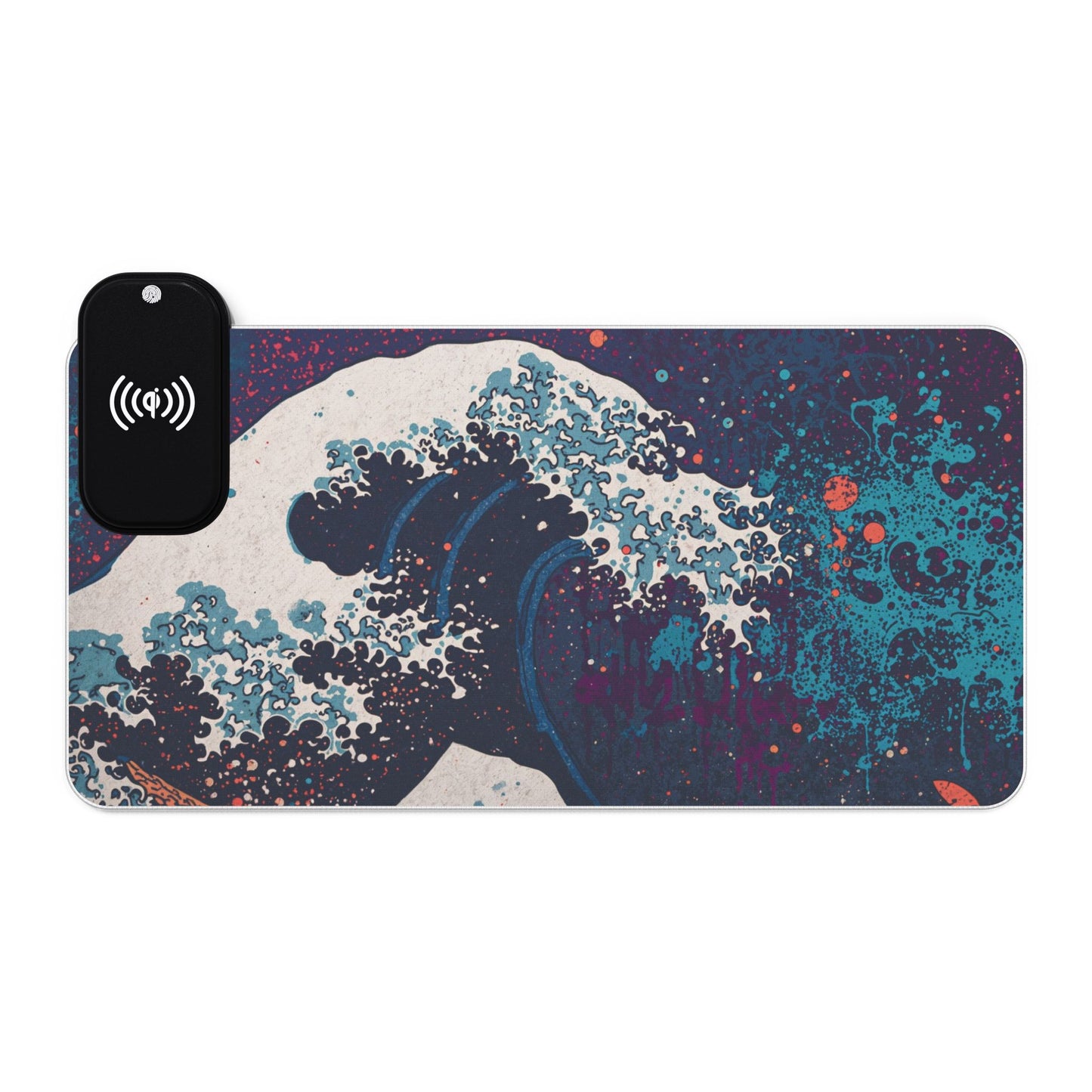 LED Gaming Mouse Pad with Wireless Charging | RGB Desk Mat for Gamers & Tech Lovers