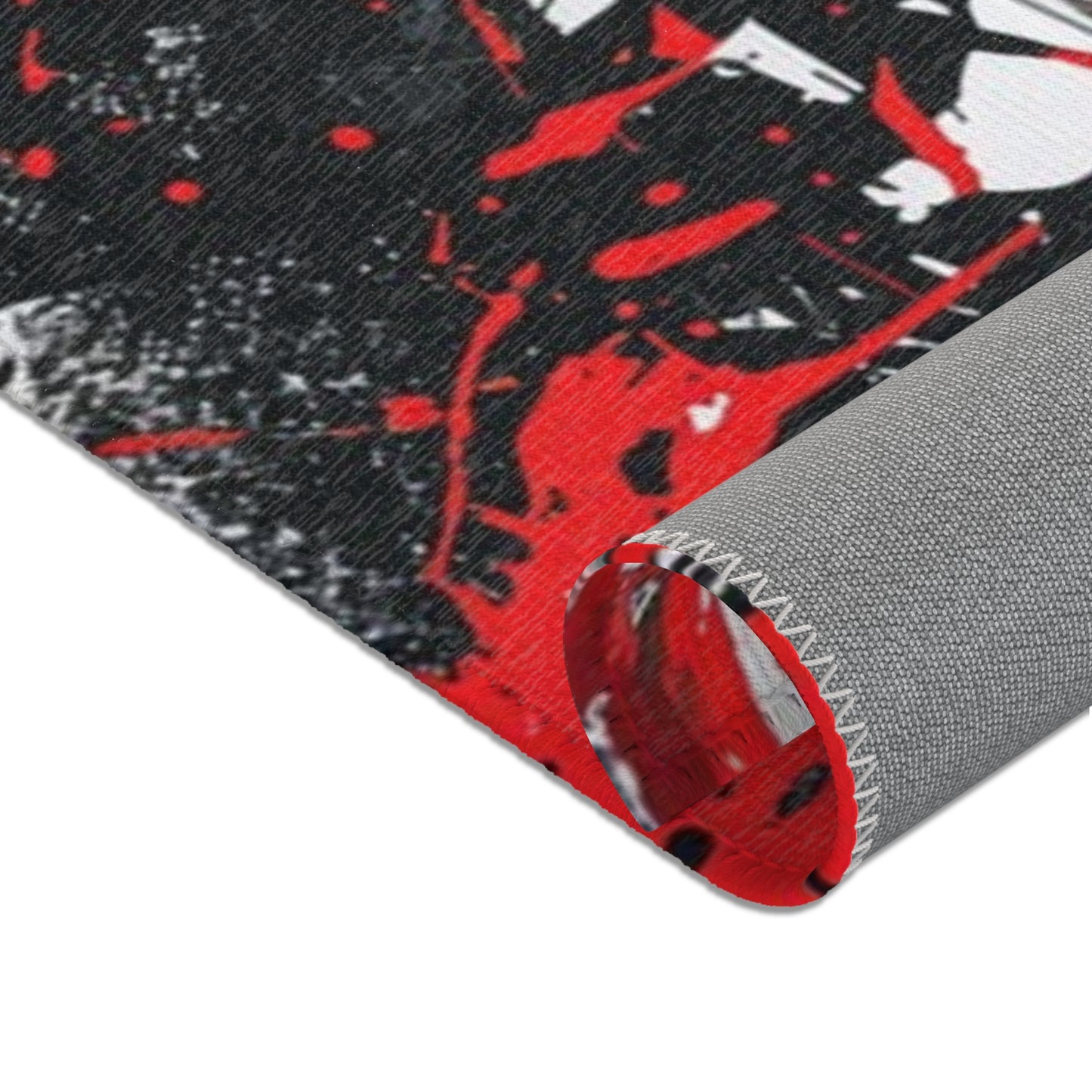Abstract Art Floor Rug – Contemporary Carpet & Unique Bohemian Home Accent for Art Lovers