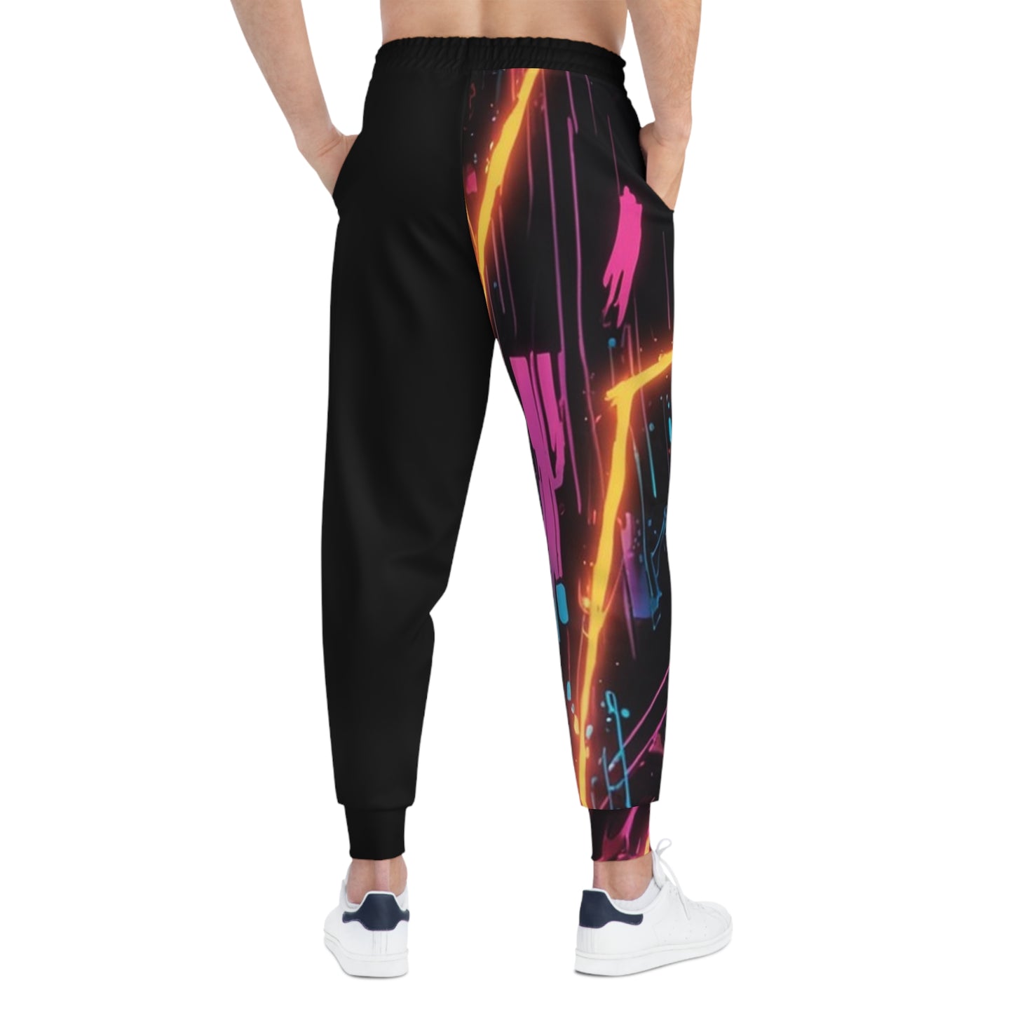 Vibrant Athletic Joggers – Stylish Comfort Pants, Unique Sportswear, Casual Wear, Fitness Fashion Gift for Him/Her