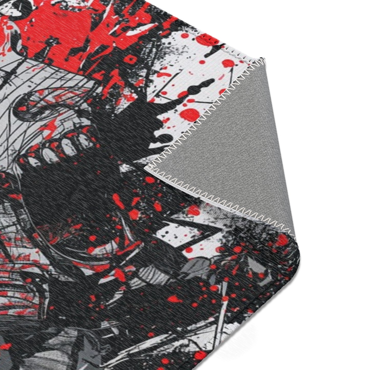 Abstract Art Floor Rug – Contemporary Carpet & Unique Bohemian Home Accent for Art Lovers