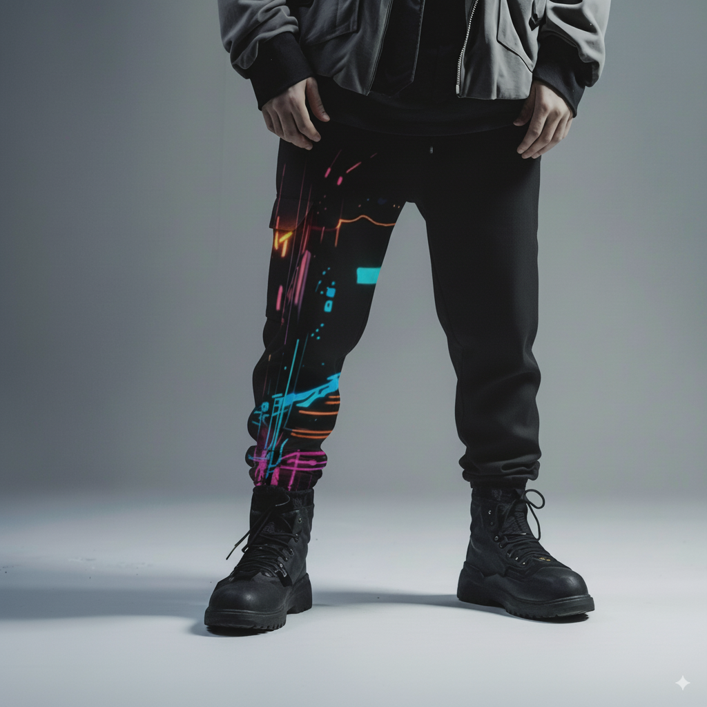 Vibrant Athletic Joggers – Stylish Comfort Pants, Unique Sportswear, Casual Wear, Fitness Fashion Gift for Him/Her