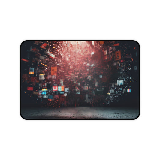 Artistic Anime Desk Mat – Vibrant Gaming Mouse Pad, Colorful Home Office & Gamer Gift