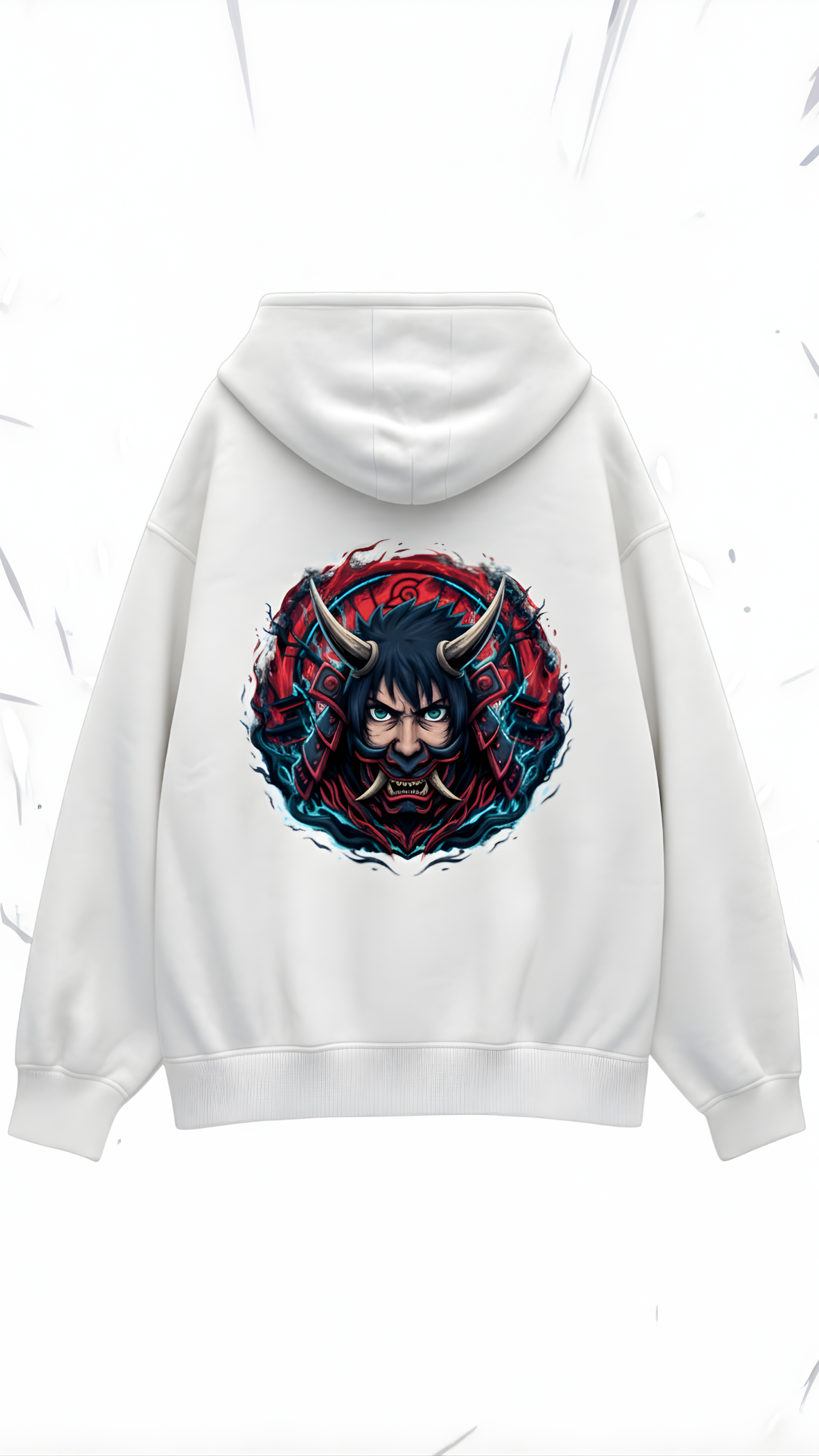 Oni X Sasuke Unisex Oversized Hoodie