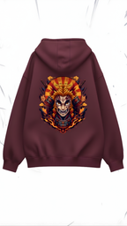 Oni X Rengoku Unisex Oversized Hoodie