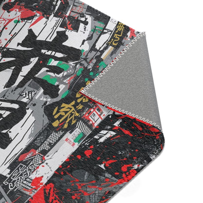Abstract Art Floor Rug – Contemporary Carpet & Unique Bohemian Home Accent for Art Lovers