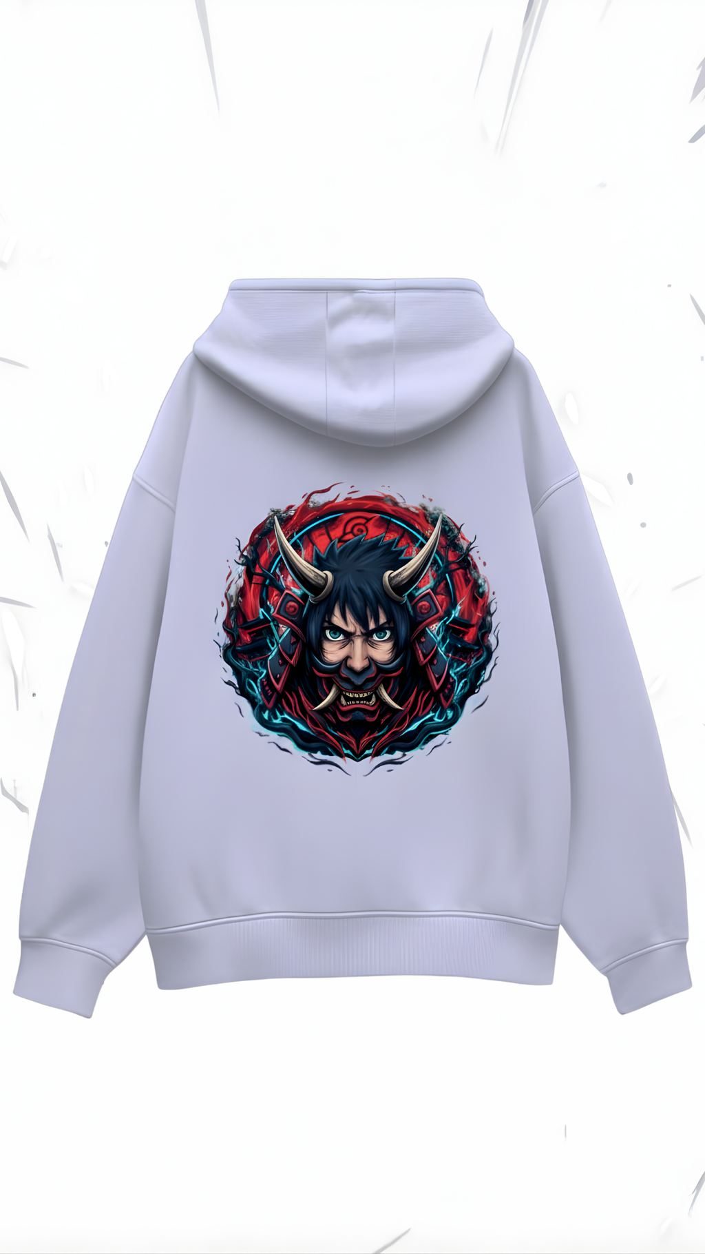 Oni X Sasuke Unisex Oversized Hoodie