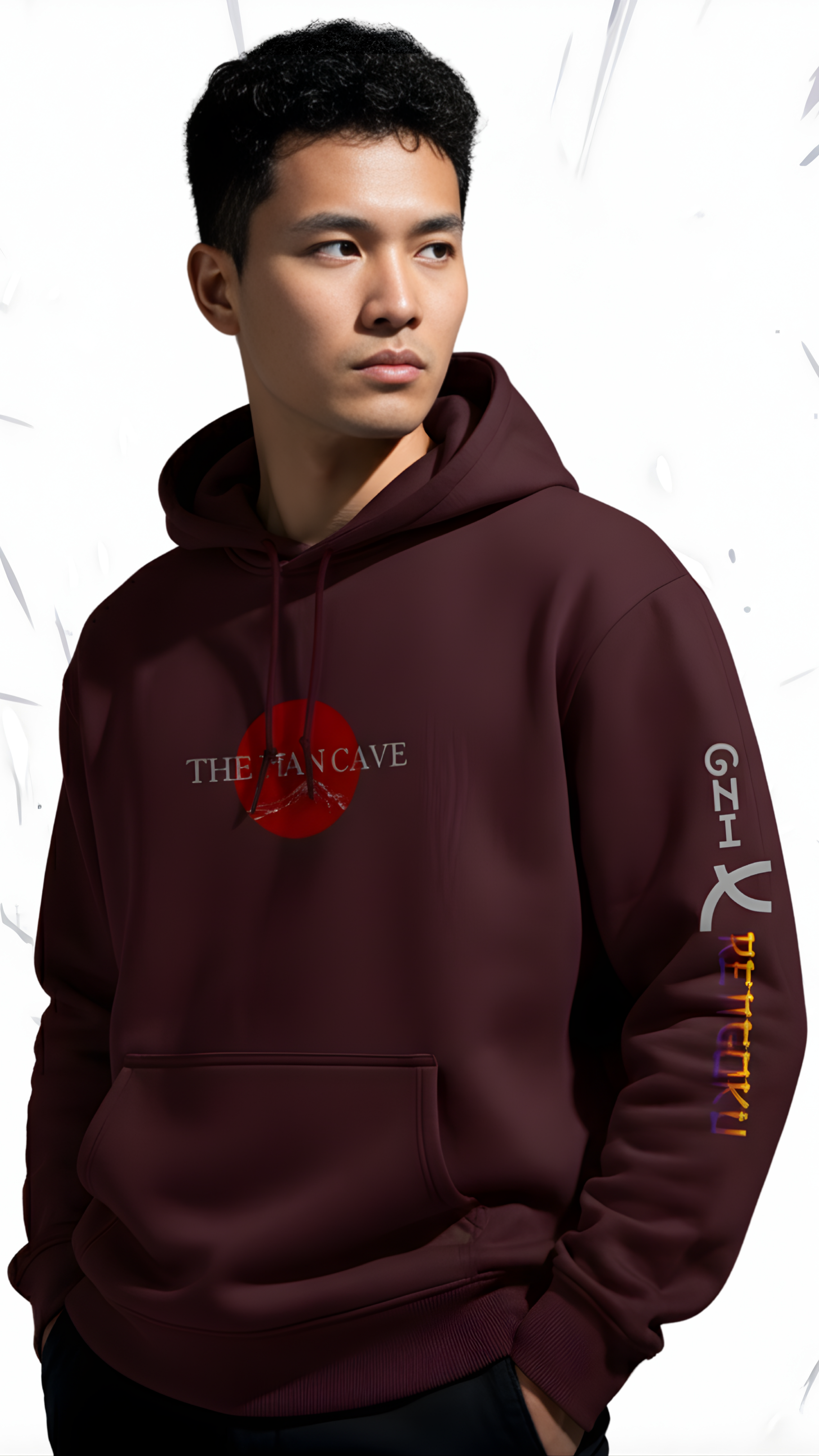 Oni X Rengoku Unisex Oversized Hoodie