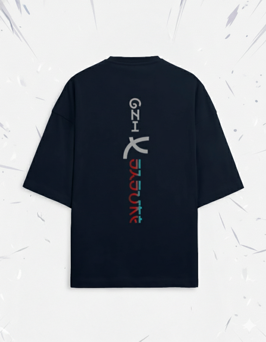 ONI X SASUKE Unisex Oversized Tee