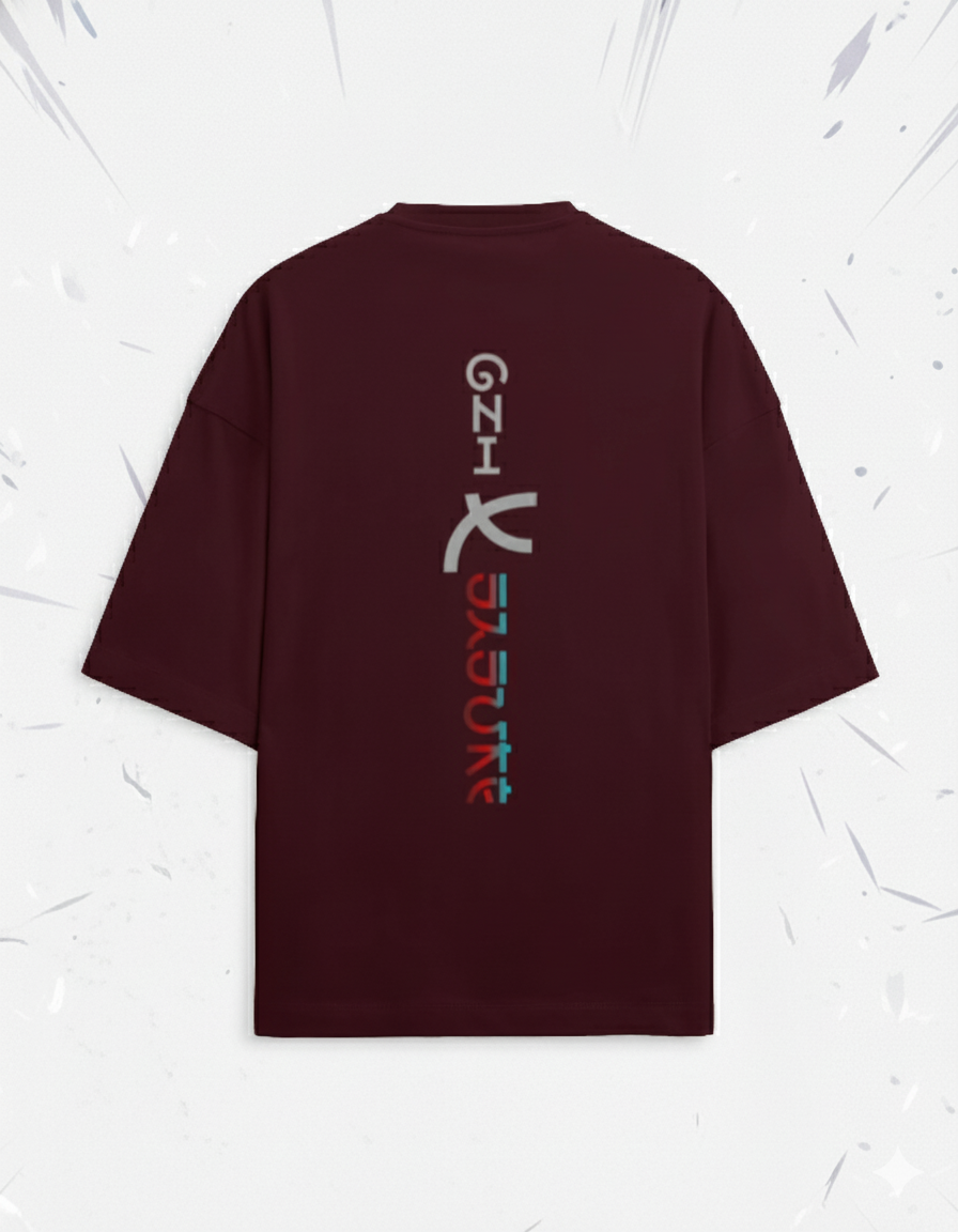 ONI X SASUKE Unisex Oversized Tee