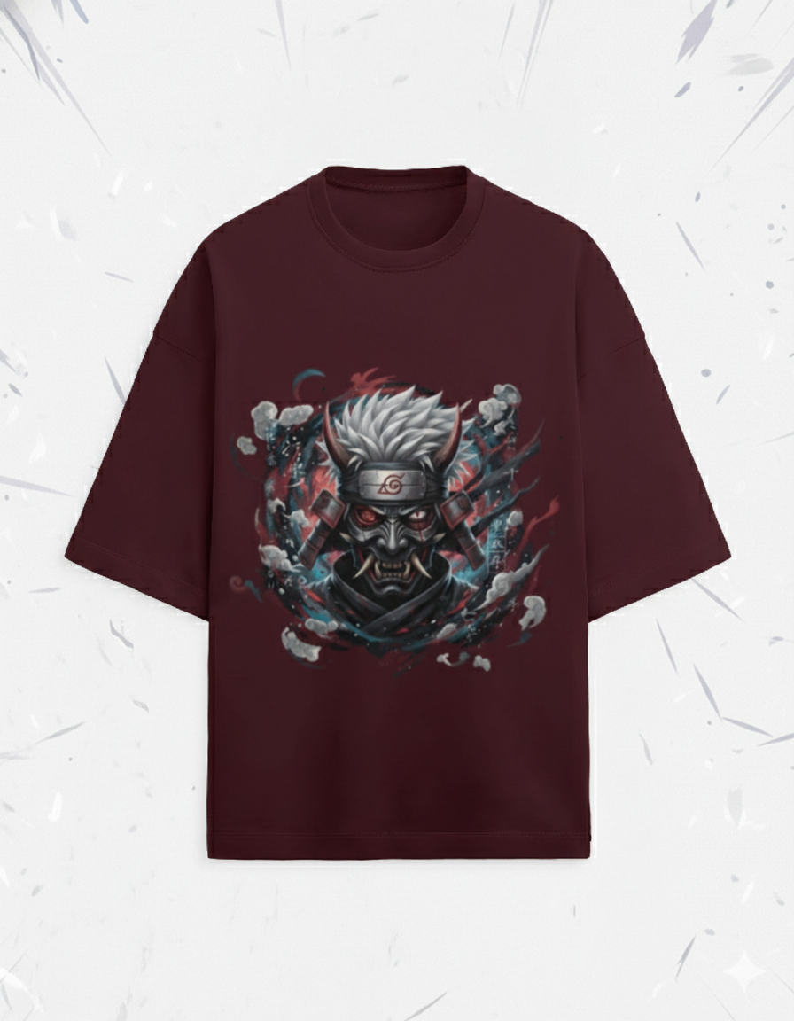 ONI X KAKASHI Unisex Oversized Tee