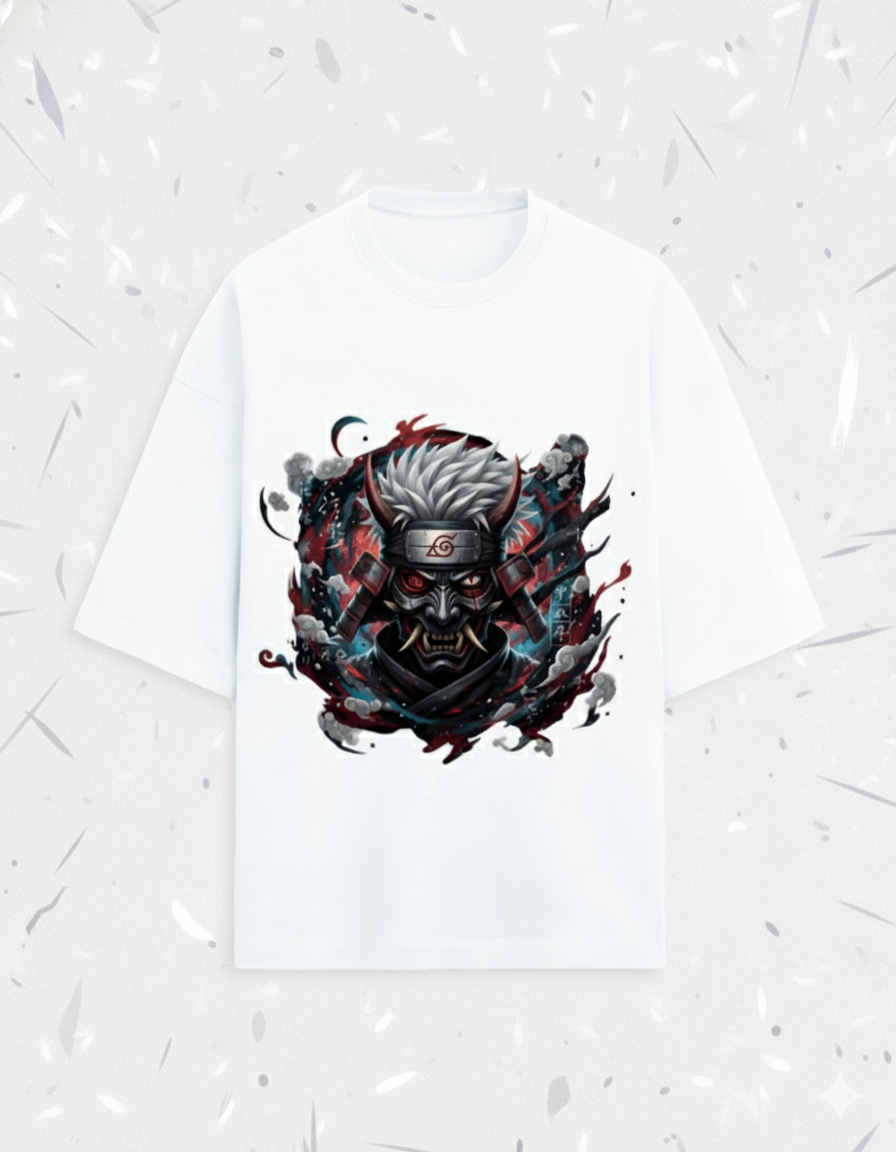 ONI X KAKASHI Unisex Oversized Tee