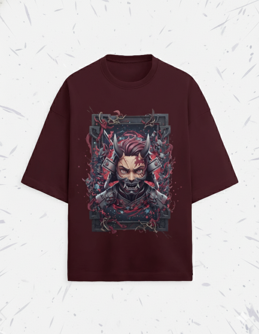 ONI X TANJIRO Unisex Oversized Tee