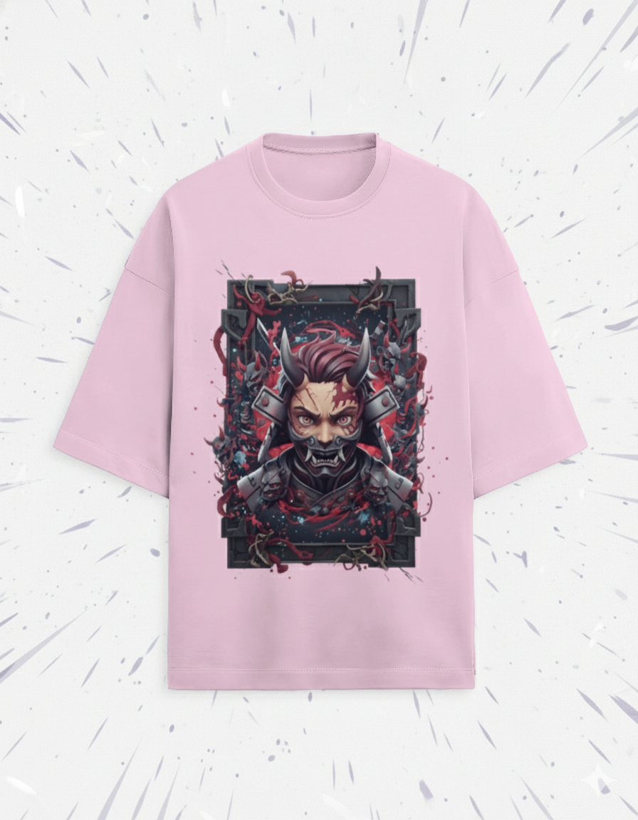ONI X TANJIRO Unisex Oversized Tee