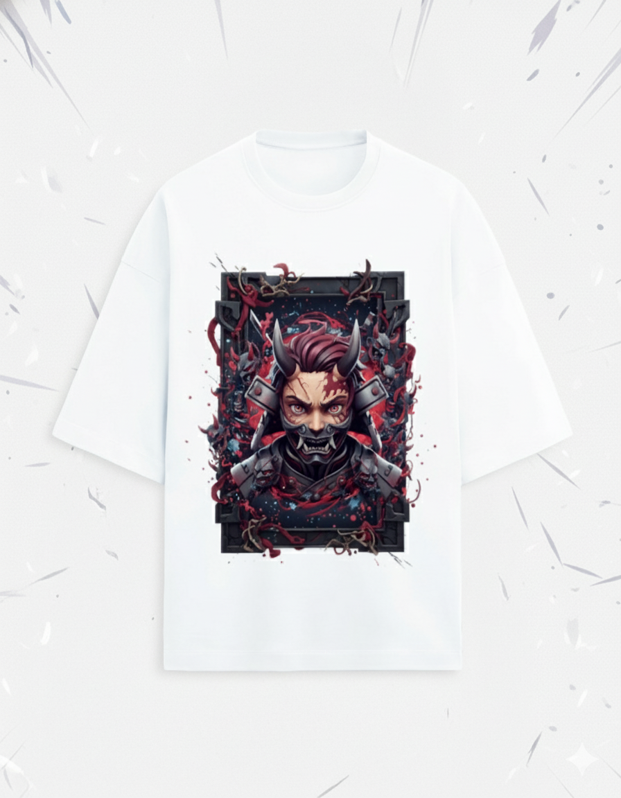 ONI X TANJIRO Unisex Oversized Tee