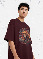 Oni X Rengoku Unisex Oversized Tee