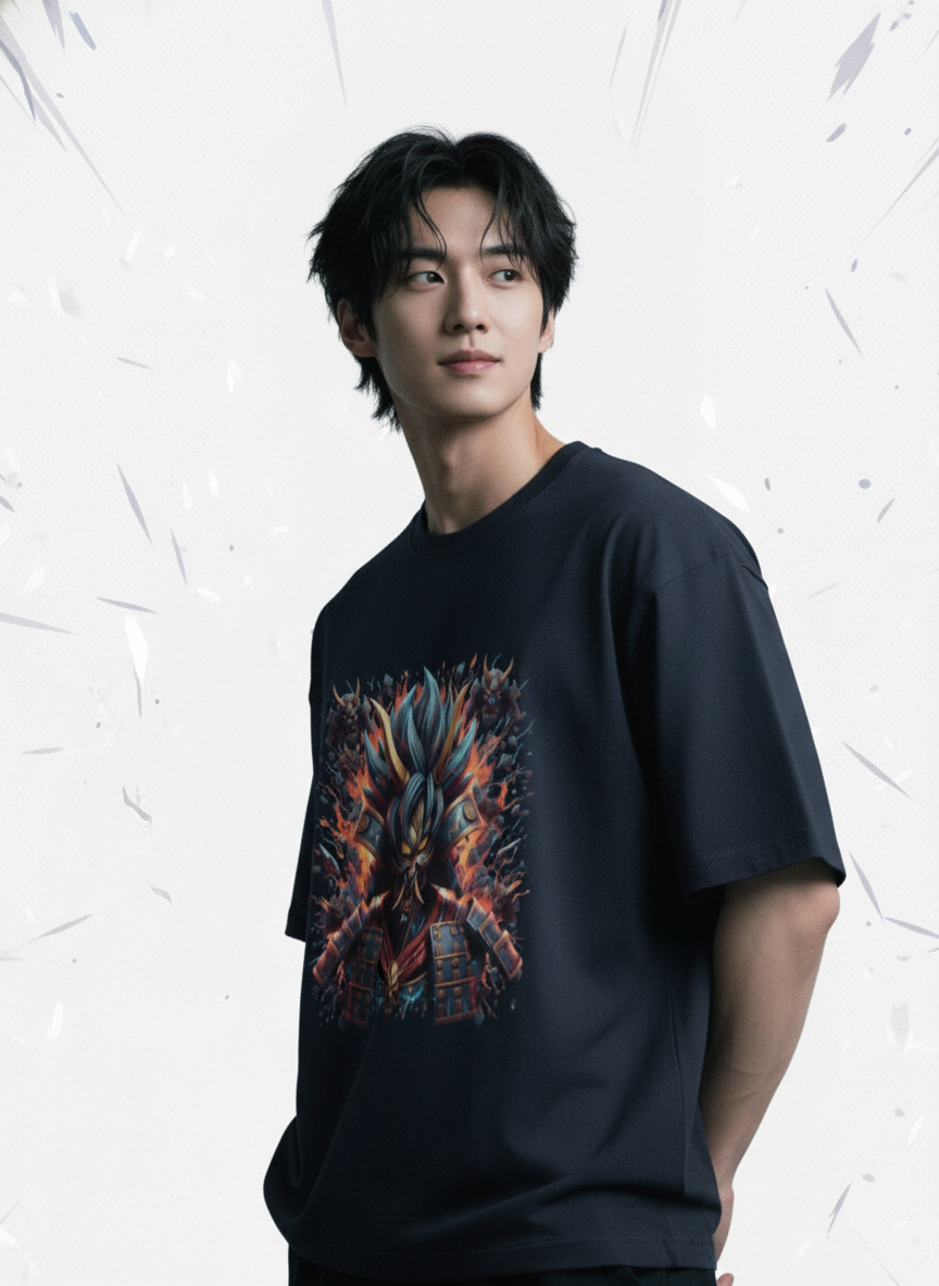 ONI X GOKU Unisex Oversized Tee