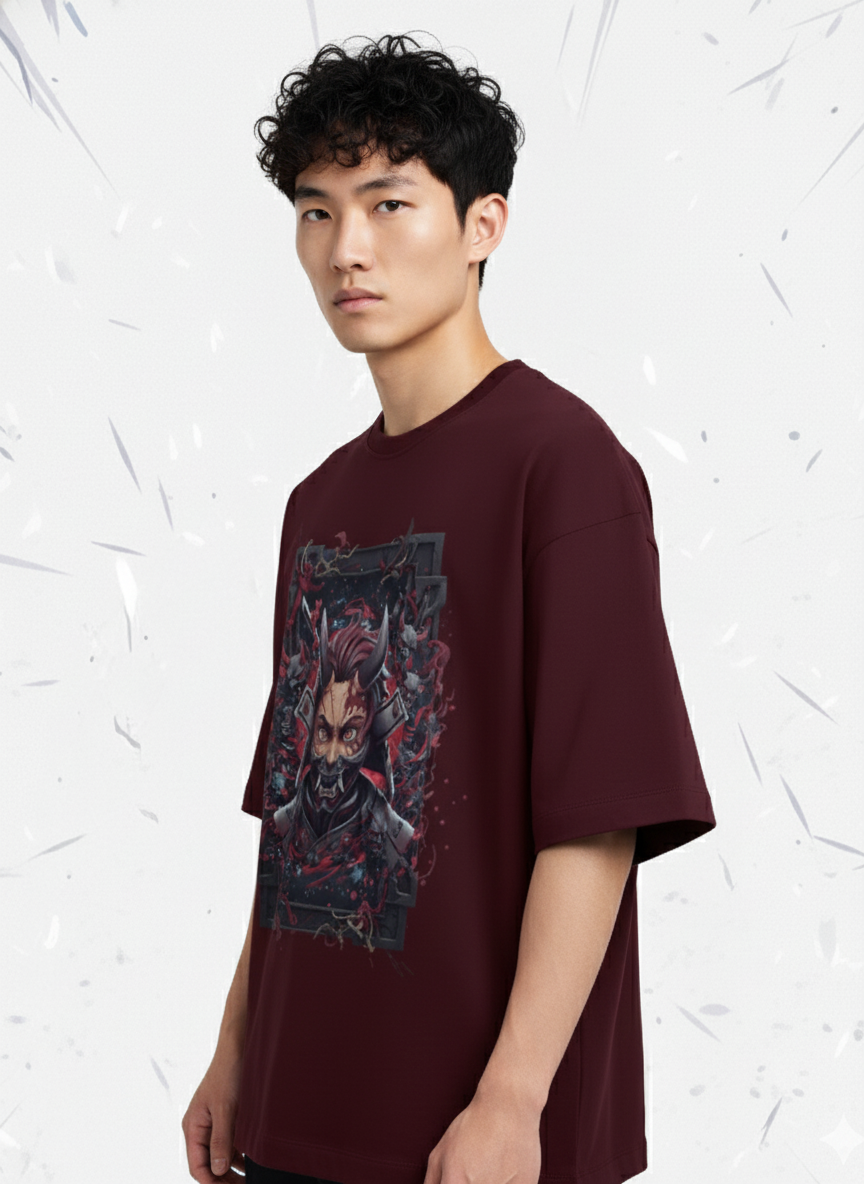 ONI X TANJIRO Unisex Oversized Tee