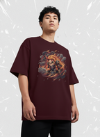 Oni X Rengoku Unisex Oversized Tee