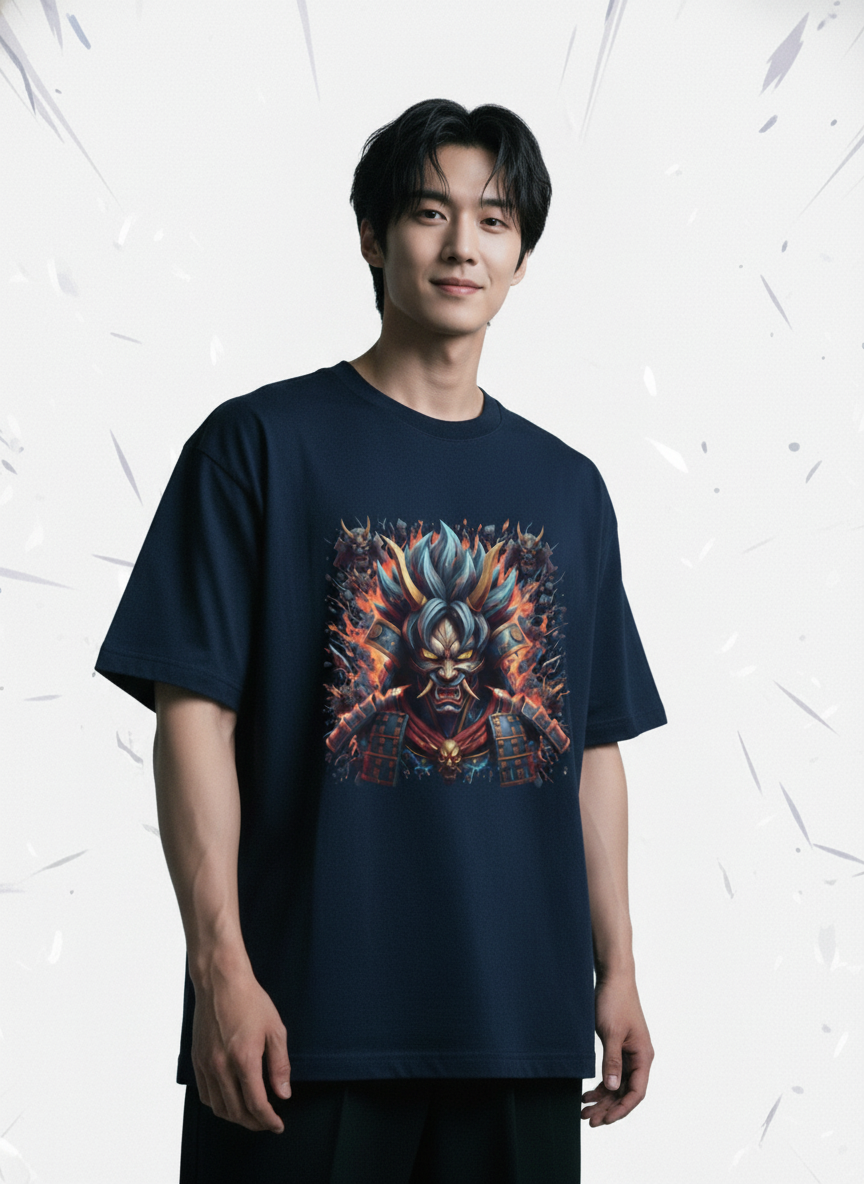 ONI X GOKU Unisex Oversized Tee