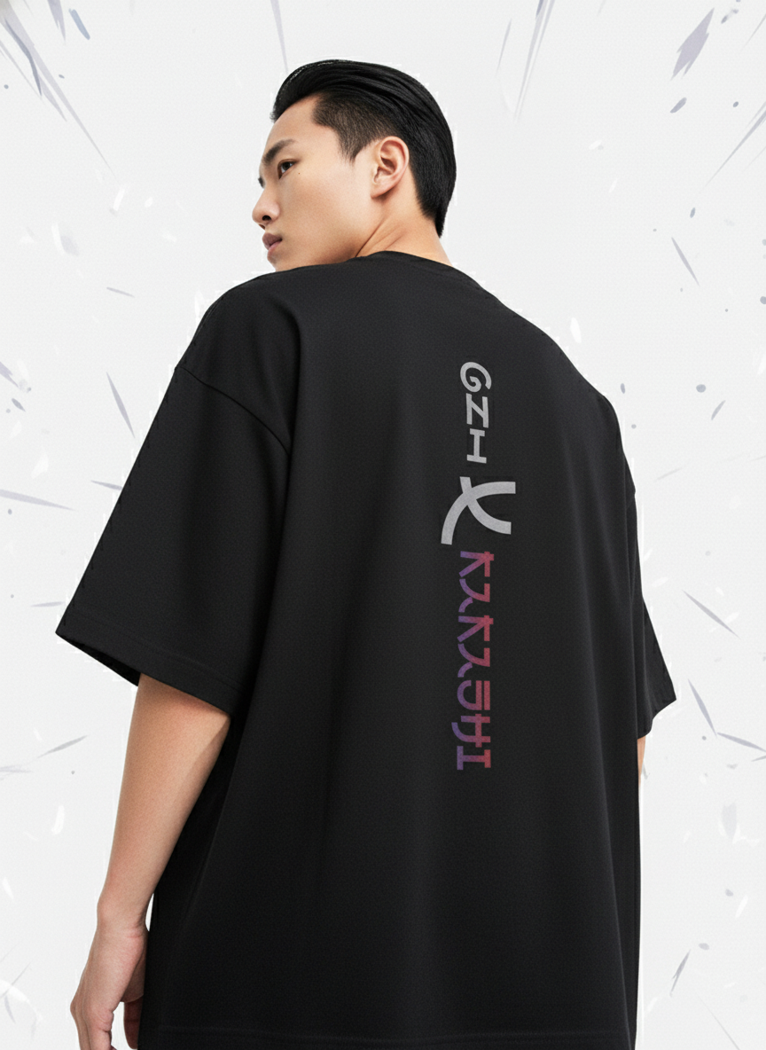 ONI X KAKASHI Unisex Oversized Tee