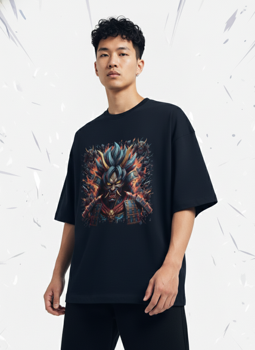ONI X GOKU Unisex Oversized Tee