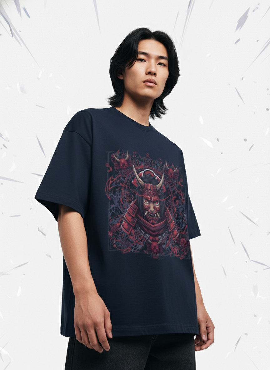 ONI X SASUKE Unisex Oversized Tee